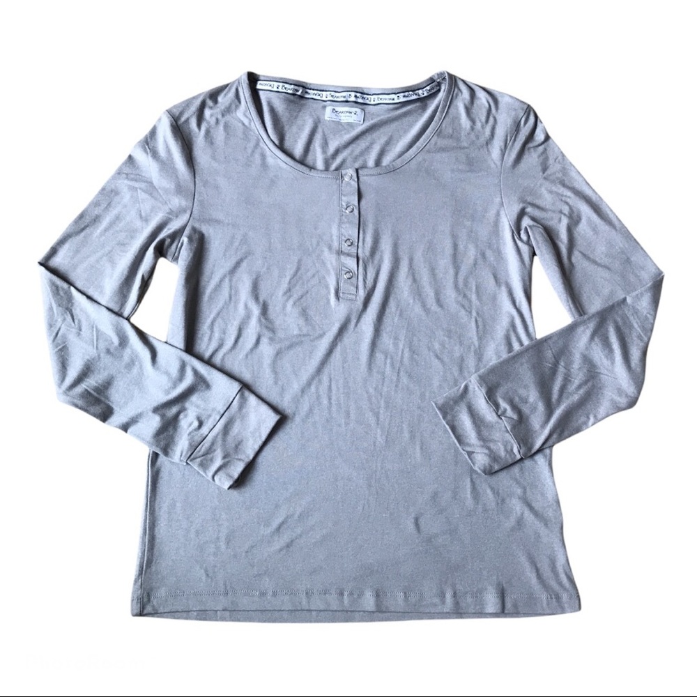 New Gray Henley Pajama 🤍